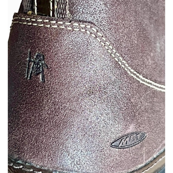 NWT MBT WIA Boots Womens US 8-8.5 EUR 39 Brown High Rocker Sole Swiss - Picture 10 of 15